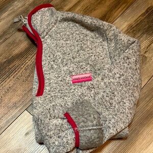 Simply Southern Gray and pink Pullover